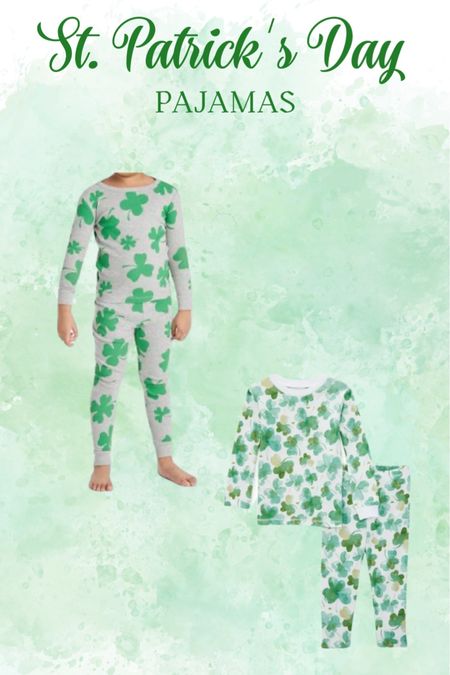 New St Patrick’s Day pajamas available at Target! ☘️

#LTKSeasonal #LTKfamily #LTKkids
