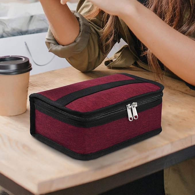 Small Insulated Lunch Box Portable Soft Bag Mini Cooler Thermal Meal Tote with Handle for Women M... | Amazon (US)