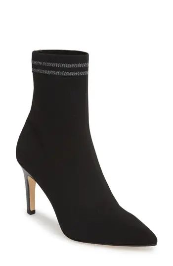 Women's Leith Finn Sock Bootie, Size 5 M - Black | Nordstrom