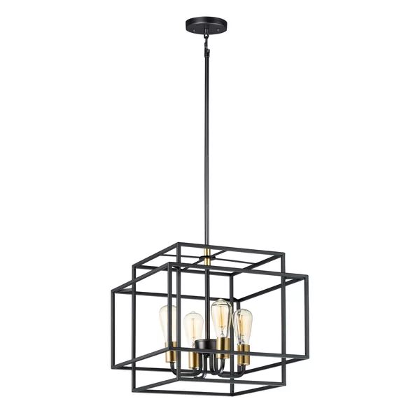 Lavelle 4 - Light Unique / Statement Square / Rectangle Pendant | Wayfair North America