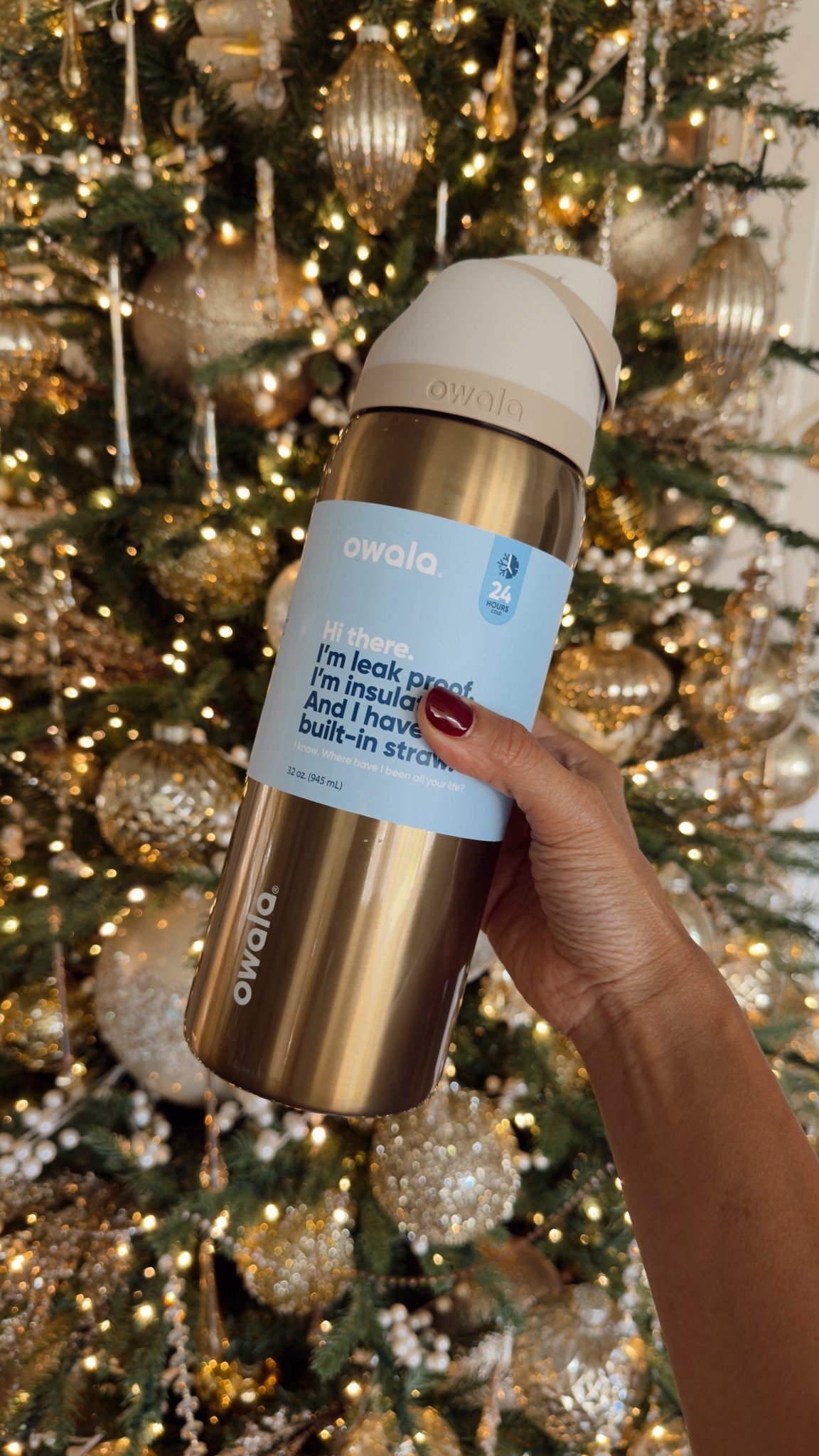 She’s beautiful, and she’s VERY functional. I’m an owala convert, and this limited edition gold color is on sale! 

#LTKmomlife #LTKSaleAlert #LTKGiftGuide