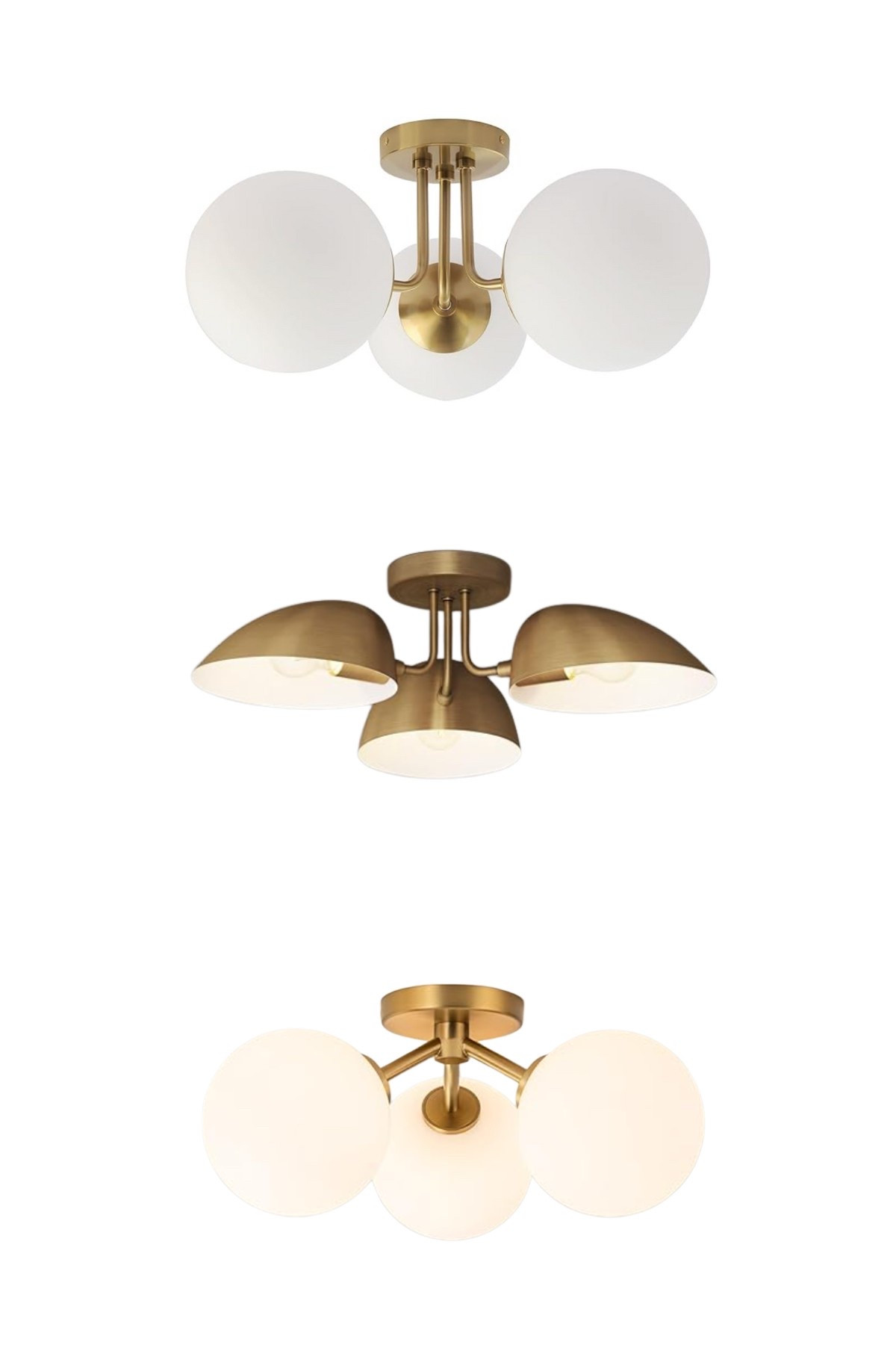 Loving these flush mount ceiling lights for a touch of fun & whimsy to a small room!

#LTKFindsUnder100 #LTKHome