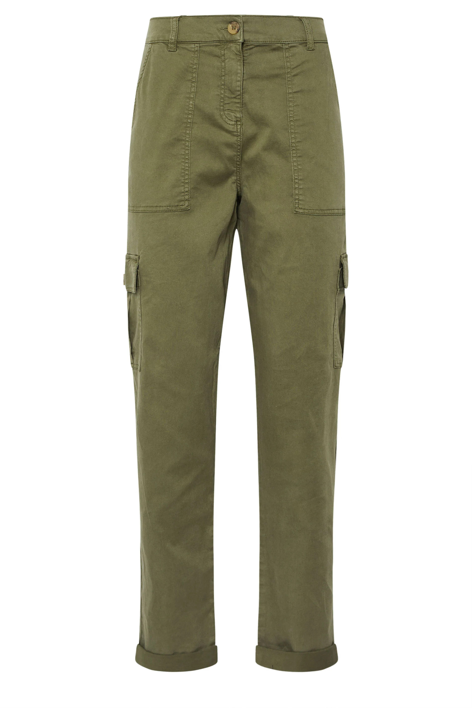 LTS MADE FOR GOOD Tall Khaki Green Cargo Chino Jeans | Long Tall Sally