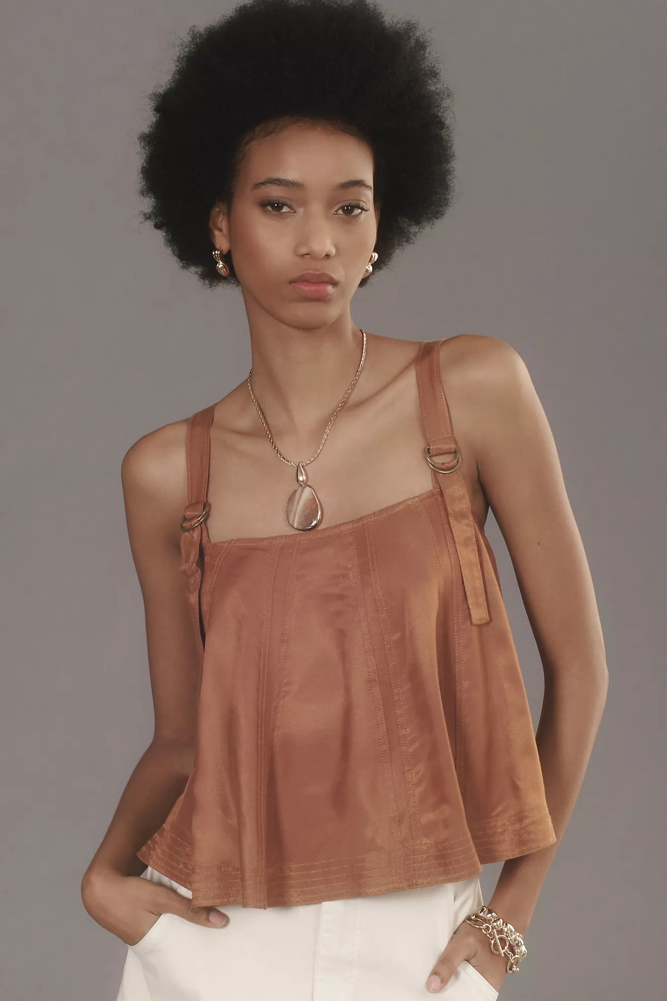 By Anthropologie Sleeveless Swing Tank | Anthropologie (US)