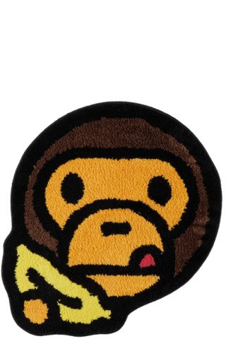 BAPE - Black Baby Milo Rug | SSENSE