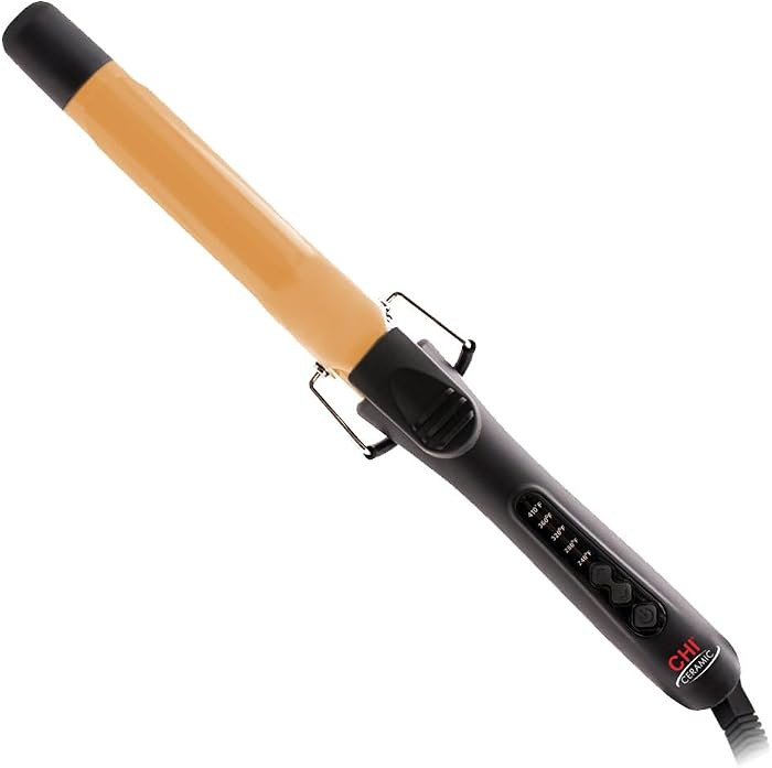 CHI Tourmaline Ceramic Curling Iron, Adjustable Temperature, Professional Tourmaline Hair Curler ... | Amazon (US)
