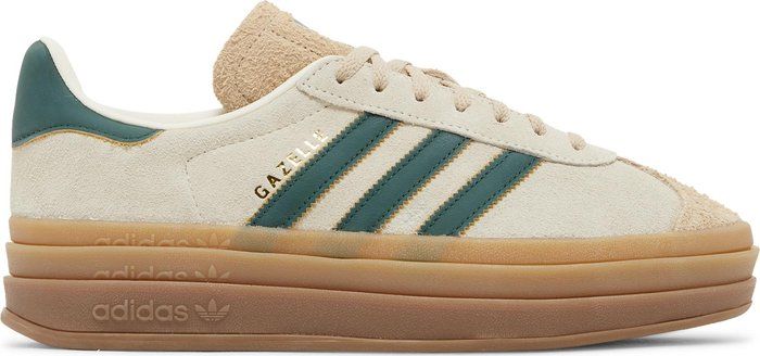 Wmns Gazelle Bold 'Cream Collegiate Green' | GOAT