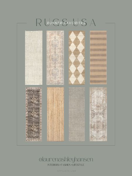 Are you looking for a new hallway or kitchen runner? I love these options from Rugs USA! There’s something for everyone—vintage washed, jute, and plush. Use code LAH15 to save 15% off! 

#LTKsalealert #LTKstyletip #LTKhome
