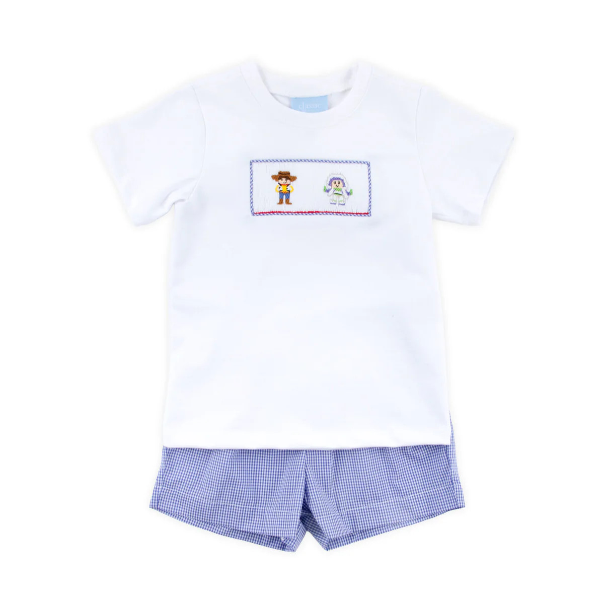 Toy Shop Friends Smocked Short Set | Classic Whimsy