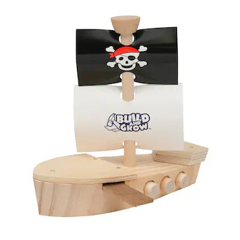 Build and Grow Pirate Ship Kid's Project Kit | Lowe's