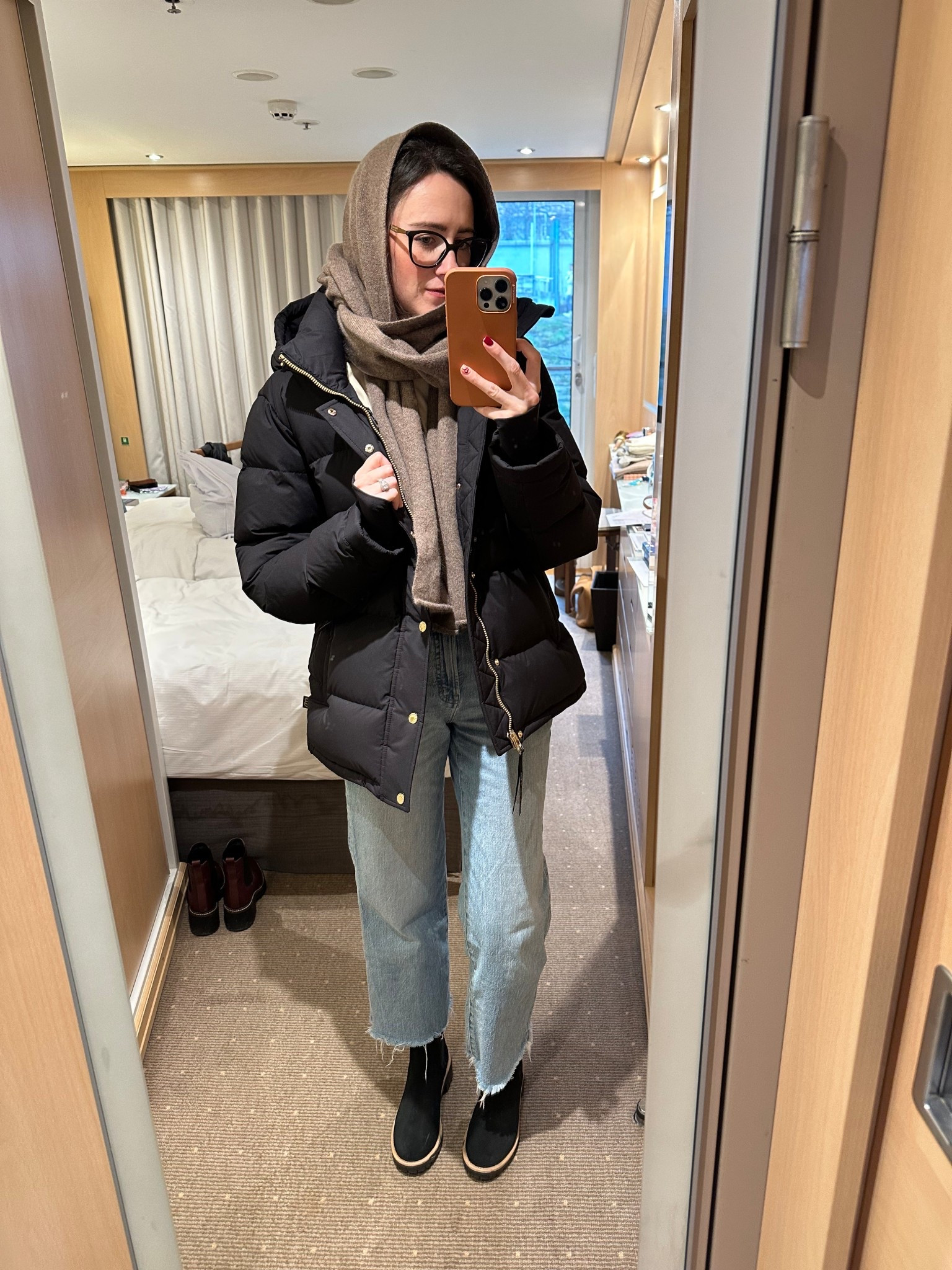 All bundled up for another winter day exploring Europe’s best Christmas markets 🎄 I styled my scarf to help keep my head and ears warm - worked like a charm! 

#LTKgrwm #LTKTravel #LTKootd