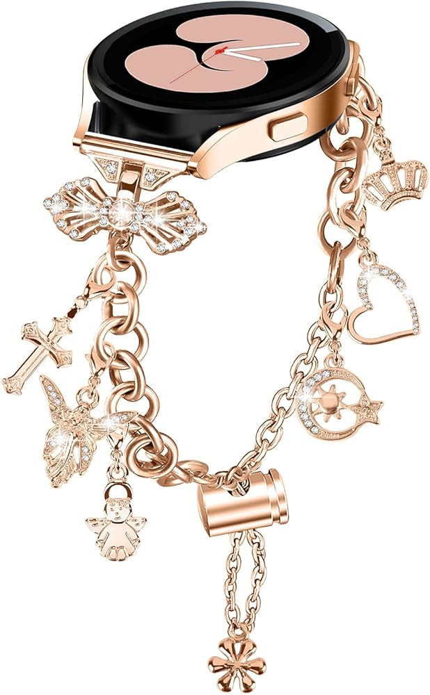 Bling Bands Compatible for Samsung Galaxy Watch 6/5/4 40mm 44mm, 5 Pro, Watch 6/4 Classic 43mm 47... | Amazon (US)