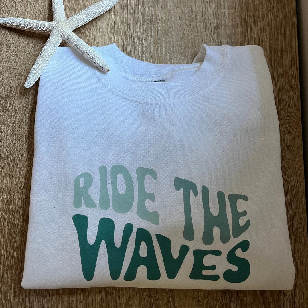 Ride the Waves Kid Tee / Toddler Beach Tee / Toddler Summer Tee / Kid Summer Shirt / Youth Beach ... | Etsy (US)