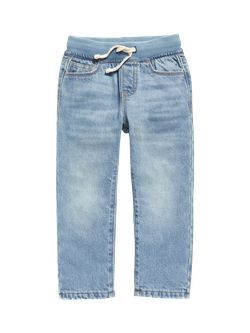 Unisex Built-In Warm Non-Stretch Pull-On Jeans for Toddler | Old Navy (US)