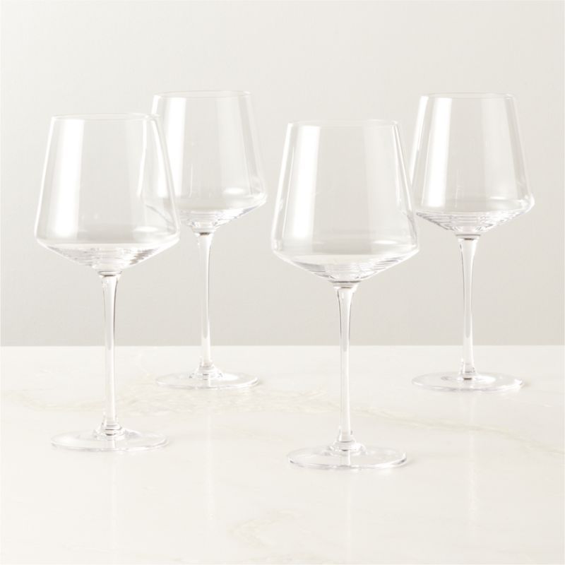 Muse Modern White Wine Glass Set of 4 + Reviews | CB2 | CB2