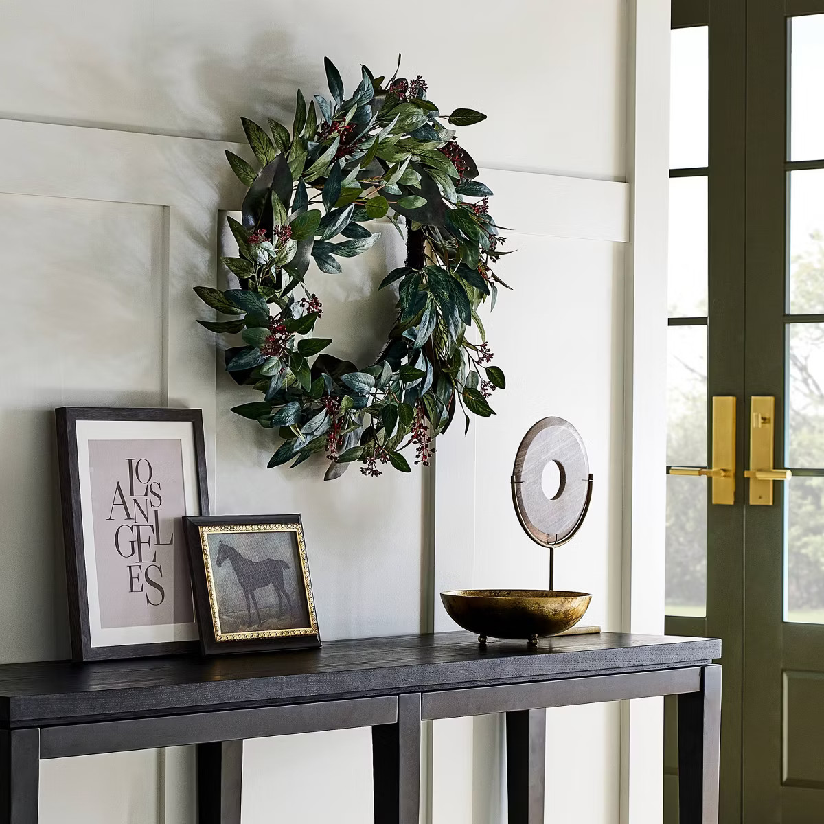 8" x 10" Stallion on Canvas Board with Ant Frame Gold/Light Brown - Threshold™ designed with St... | Target