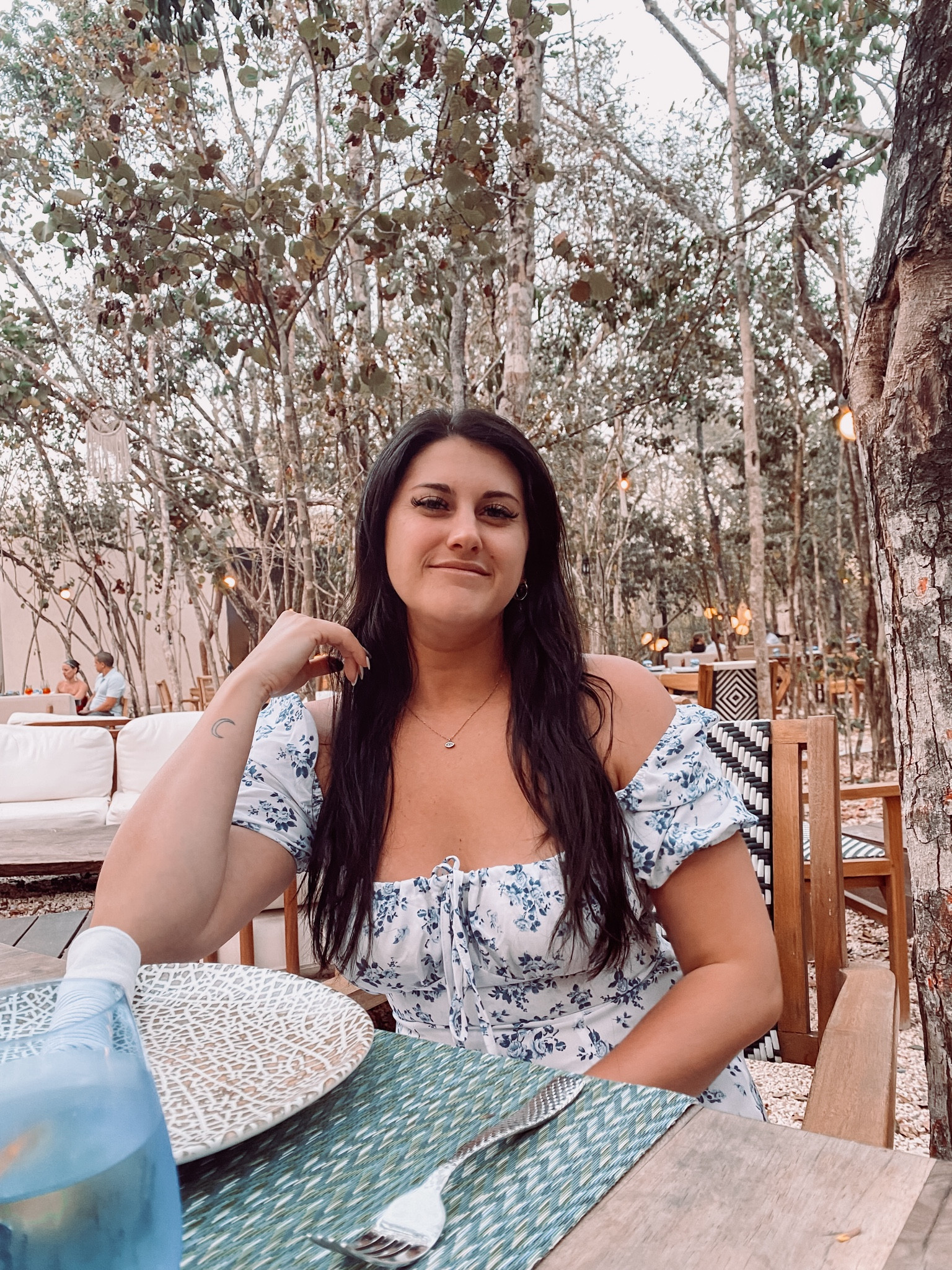 Resort wear, spring dress, white and blue dress, vacation style, vacation outfit 

#LTKwedding #LTKtravel #LTKfindsunder50