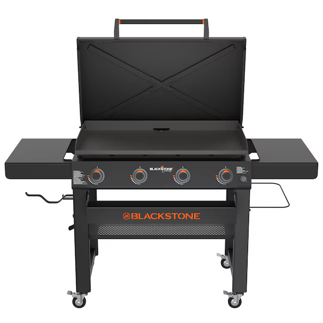 Blackstone 36" Culinary Omnivore Griddle with Hood 4 -Burner Liquid propane Flat Top Grill Lowes.... | Lowe's