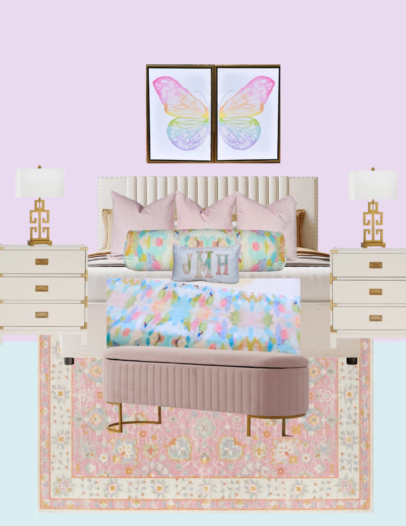 Suri’s bedroom transformation is absolutely amazing!!!
Featuring MK Decker artwork and “Spring Fever” bedding collection available now on Mkdeckerdesigns.com 

#LTKHome