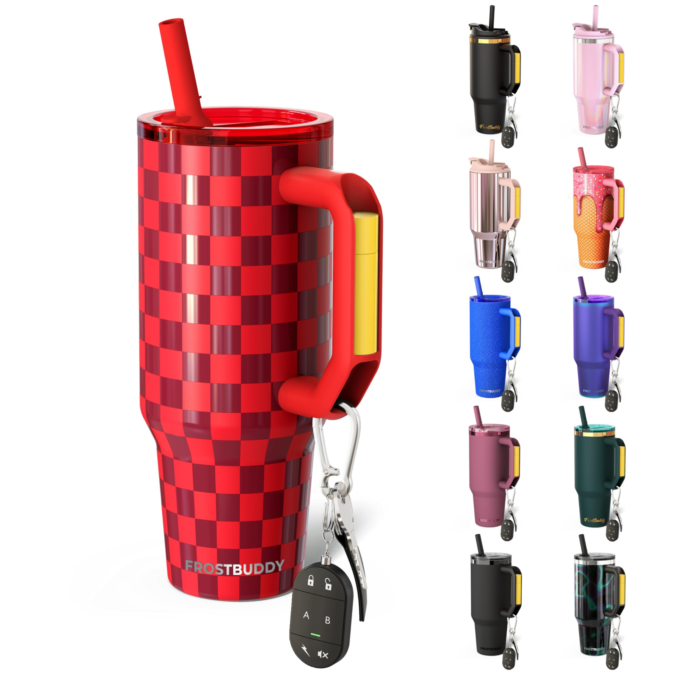 Thicc Buddy - 40 oz Stainless Steel Vacuum Insulated Tumbler with Lid and Straw for Water - Trave... | Amazon (US)