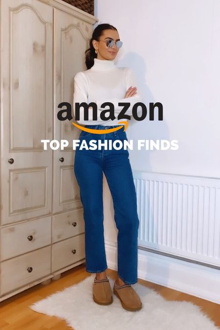 Top Amazon Fashion Finds for Black Friday Week 🫶🏼

Levi’s Ribcage jeans, 501 jeans, cashmere roll neck top, UGG tasman slippers, RayBan sunglasses, gold jewellery

#LTKCyberweek #LTKsalealert