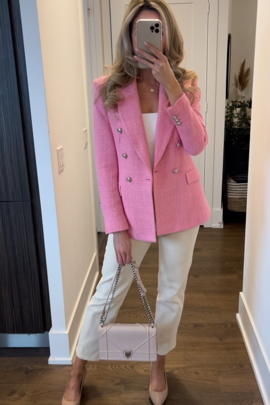 Pink blazer outfit - perfect for brunch 🎀✨ #pinkblazer #zara #aritzia #dior #ninewest

#LTKworkwear #LTKstyletip #LTKfindsunder100