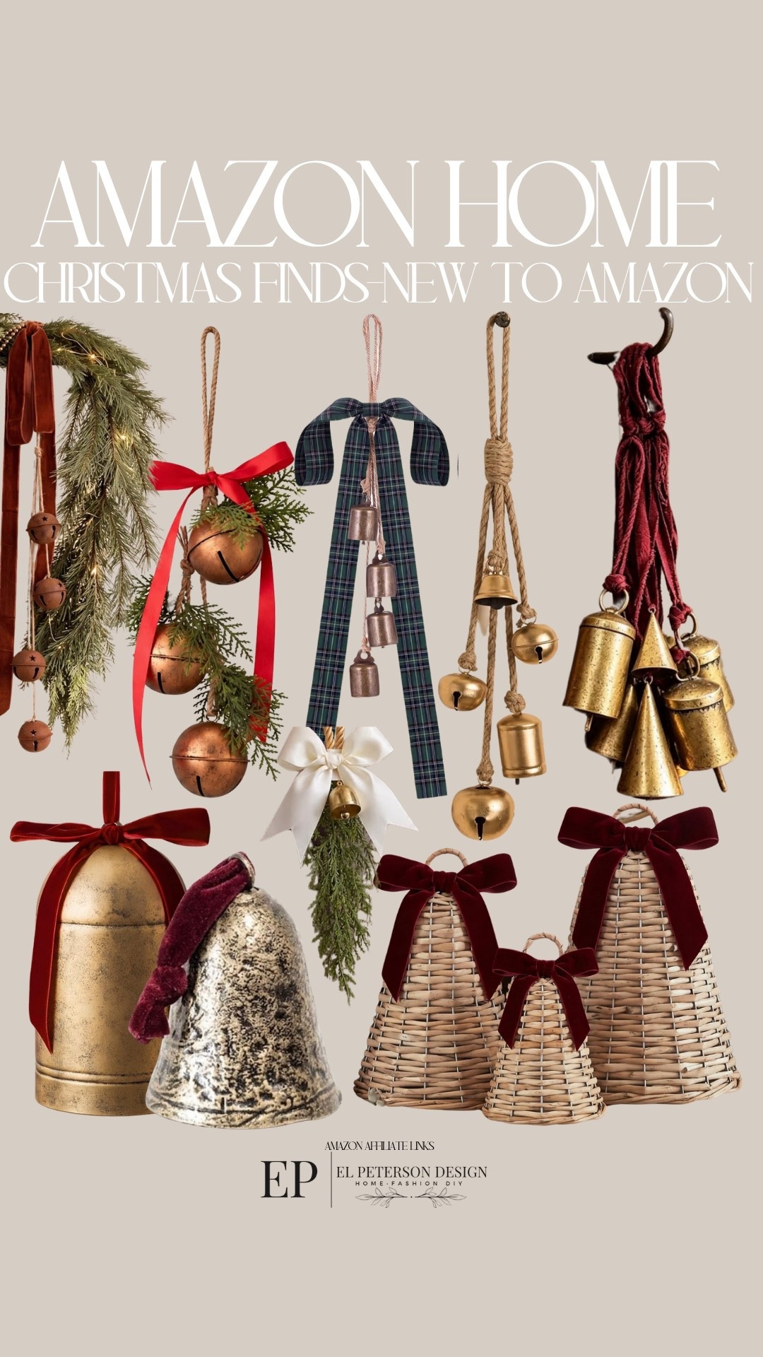 Amazon 
New Release
Christmas bells

#LTKHome