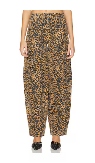 Dion Cargo Jean in Leopard | Revolve Clothing (Global)