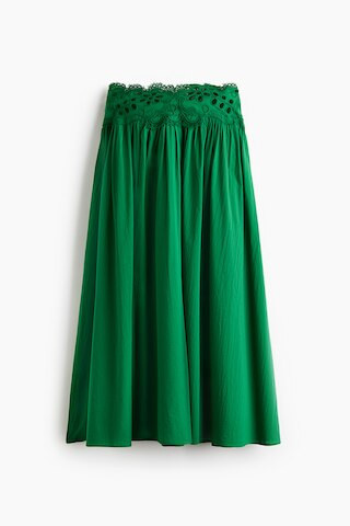 Lace-Detail Cotton Skirt | H&M (US + CA)