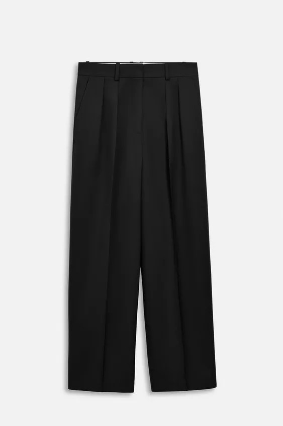 WOOL BLEND TROUSERS WITH DARTS 50TH ANNIVERSARY | Zara UK