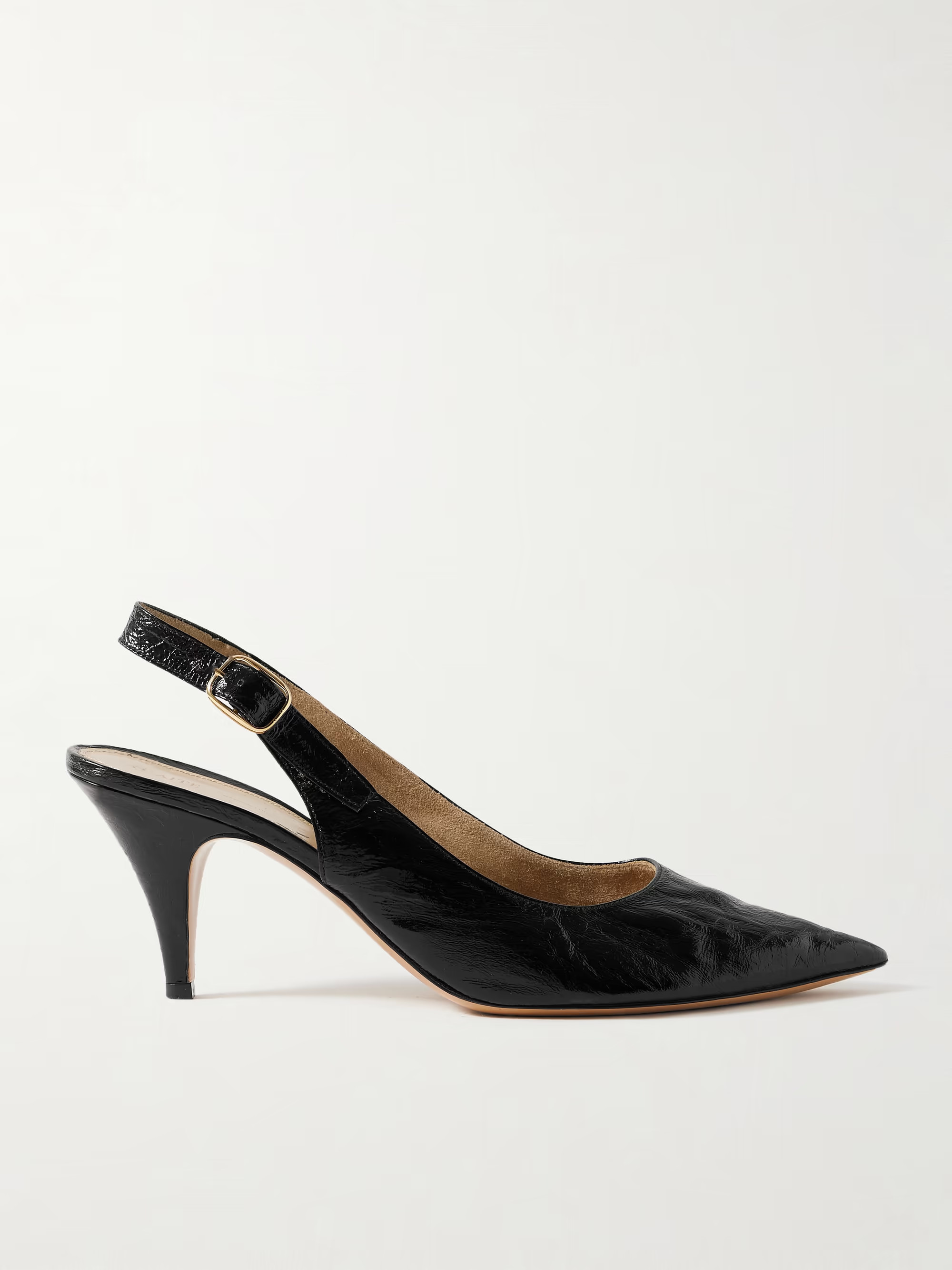River crinkled-leather slingback pumps | NET-A-PORTER (UK & EU)