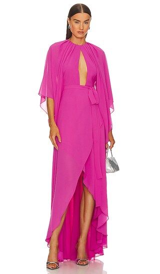 x REVOLVE Solare Gown in Hot Pink | Revolve Clothing (Global)