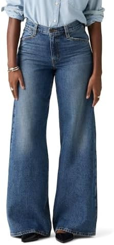 Levi's Womens 94 Baggy Wide Leg Jean (Also Available in Plus) | Amazon (US)