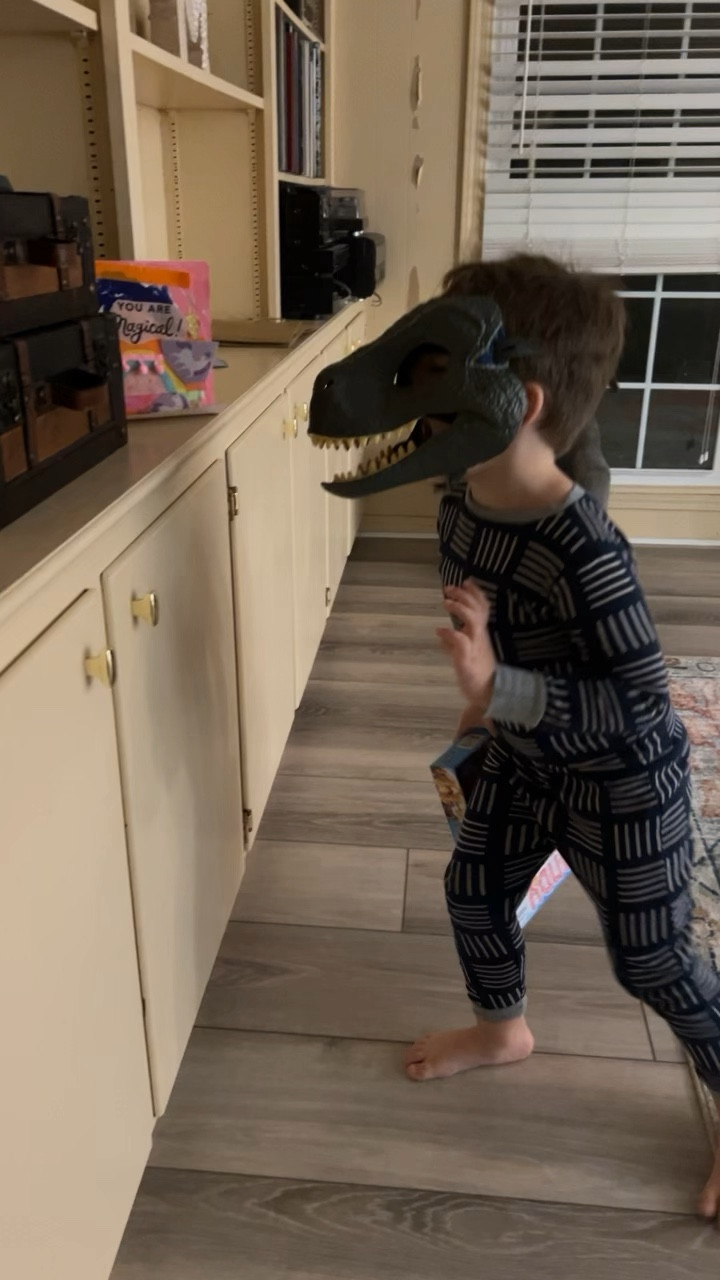 The dinosaur mask you didn’t know you needed for hours of fun!! Pretend play. Dress up dinosaur jaw moving mask

#LTKxWalmart #LTKItBag #LTKKids