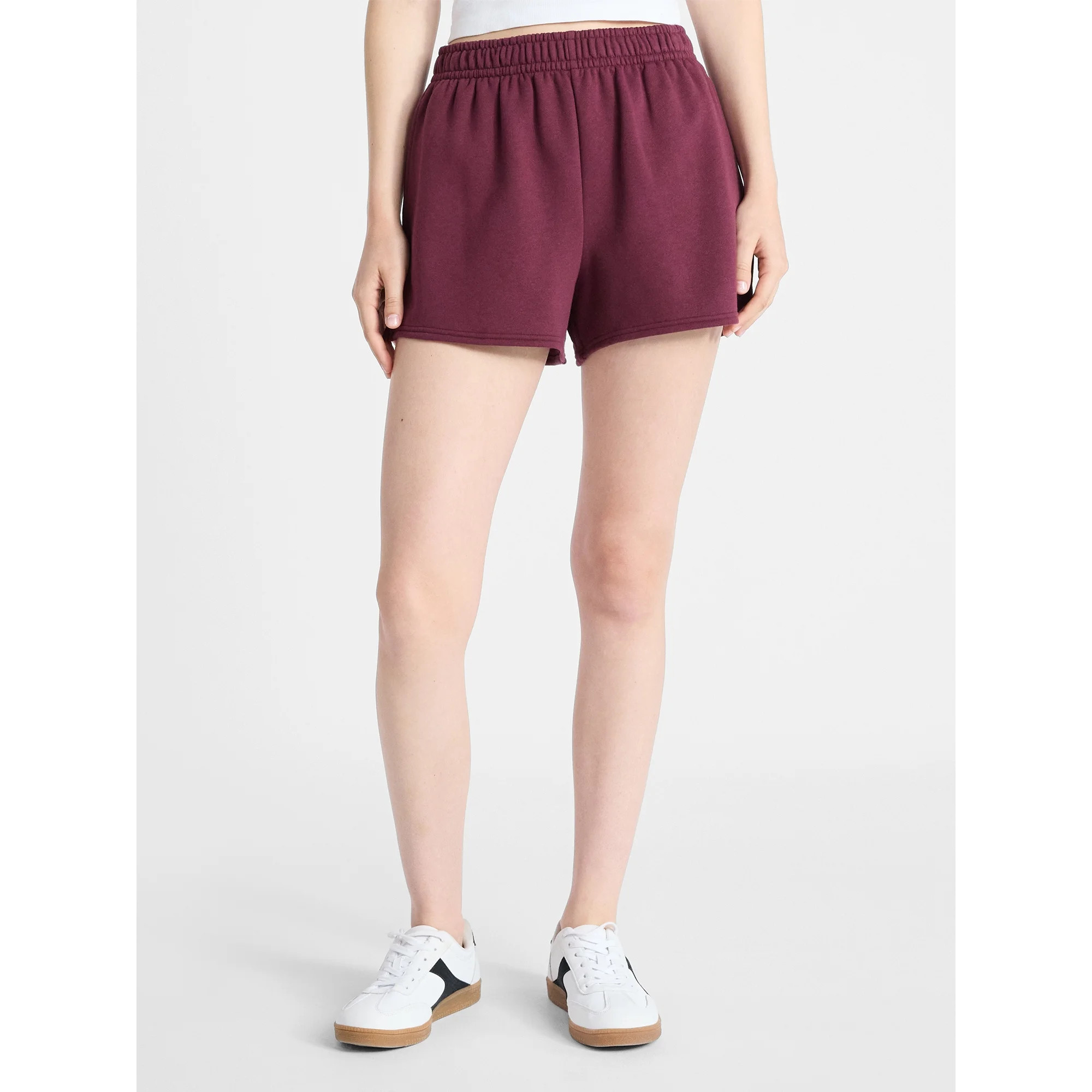 No Boundaries Fleece Shorts, 3'' Inseam, Women’s - Walmart.com | Walmart (US)