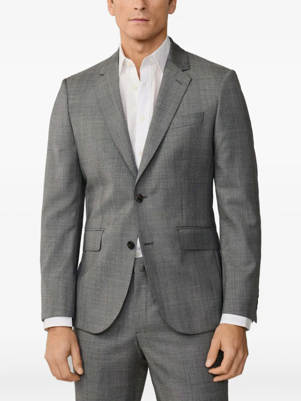 Hackett London Prince of Wales check suit - Grey | Farfetch Global