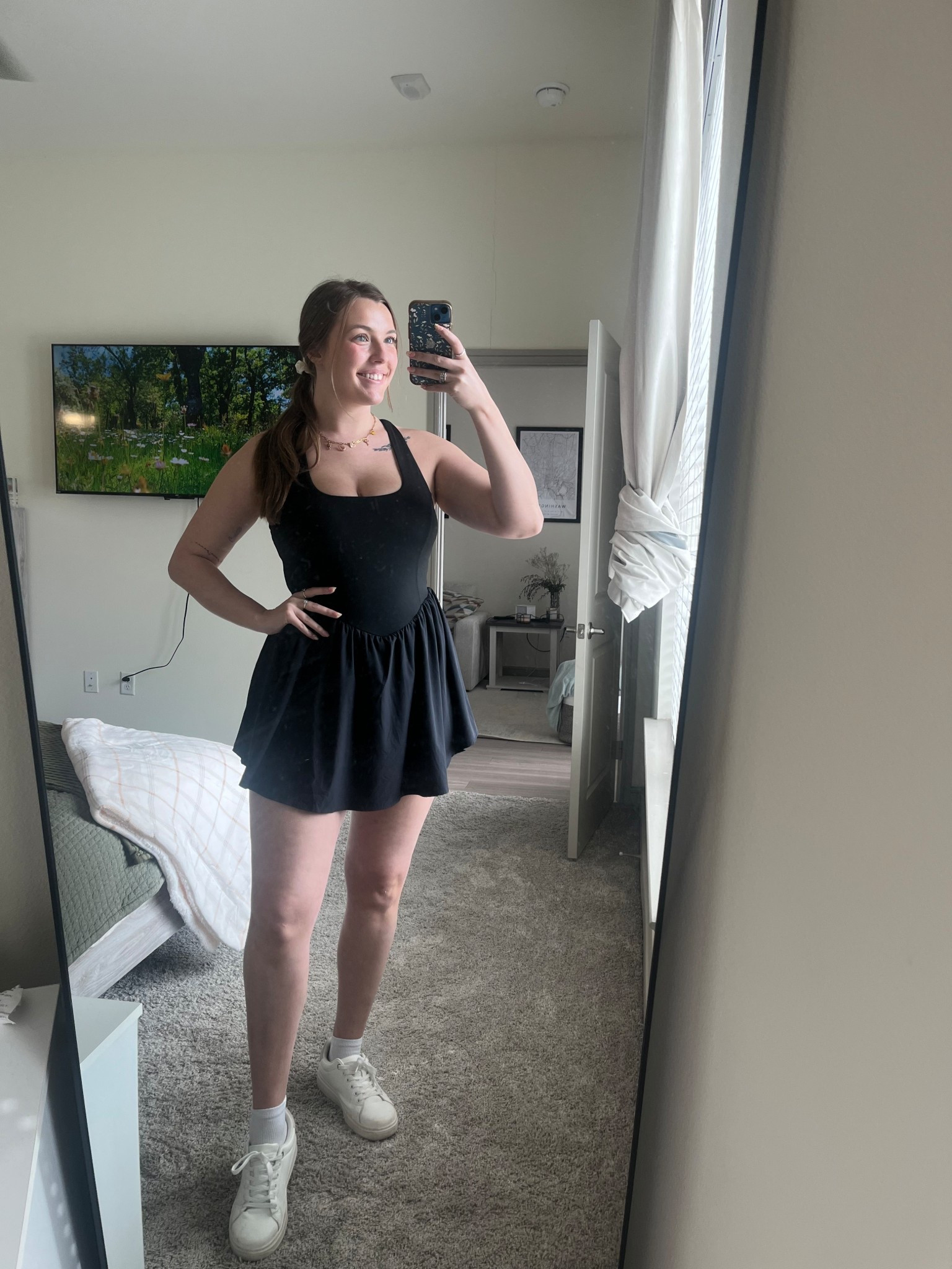 Black athletic dress

#tallgirl #tallgirlstyle #tallgirlfashion #dallas #dfw #dallasinfluencer #springoutfit #springfashion #easyoutfit #size8 #midsizefashion #midsizeoutfit #curvyfashion #curvystyle #outfitinspiration #ootd #outfitinspo #grwm #springstyle #midsizestyle #outfitideas  #amazonfashion #amazonfinds #summeroutfit #summerstyle #Iuga #IugaAmazon #tennisdress #athleticdress #tennisskirt #romper 

#LTKActive #LTKMidsize #LTKStyleTip