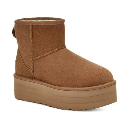 UGG Womens Classic Mini Platform Boots Chestnut - 1134991-CHE AD TEMPLATE SIZE CHESTNUT | Walmart (US)