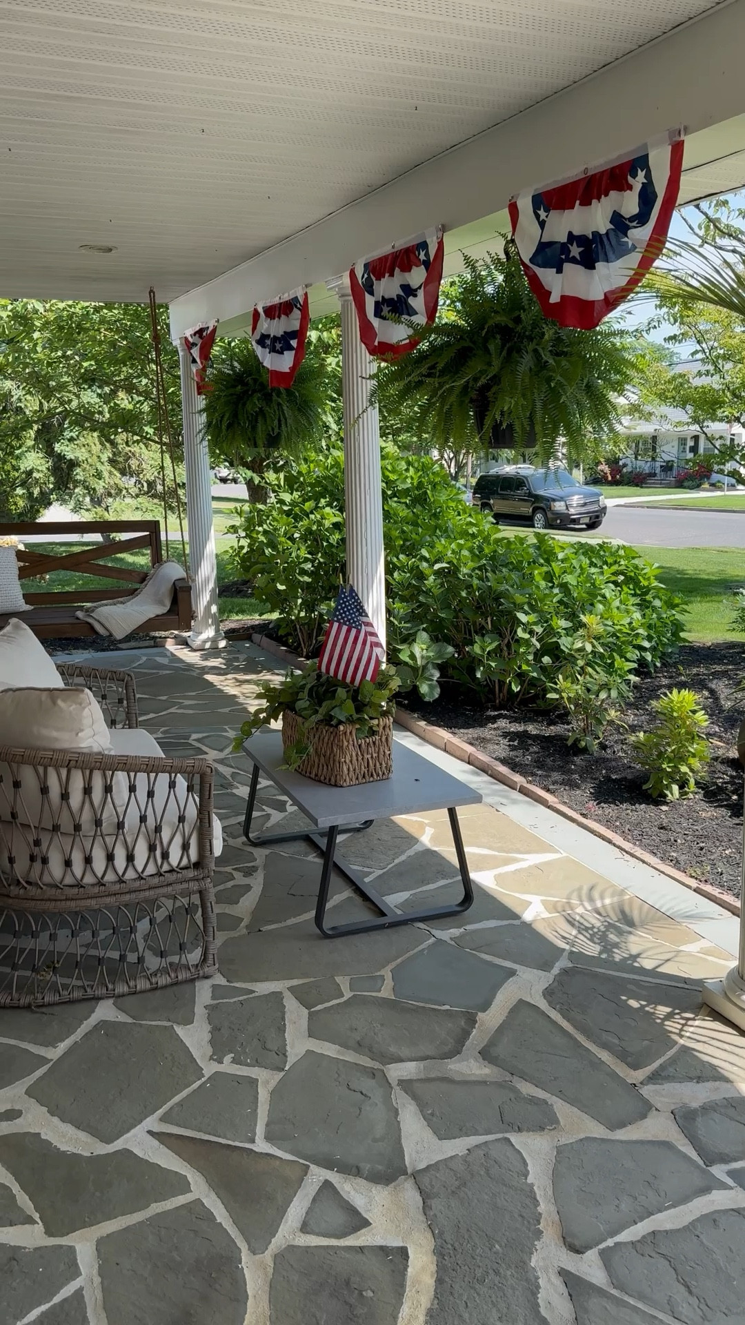 American Buntings…I have these for two years and love them they are 1.5 x 3 feet but they come in other sizes. I got the 8 pack bug they come in other counts too

#LTKFindsUnder50 #LTKHome #LTKSeasonal