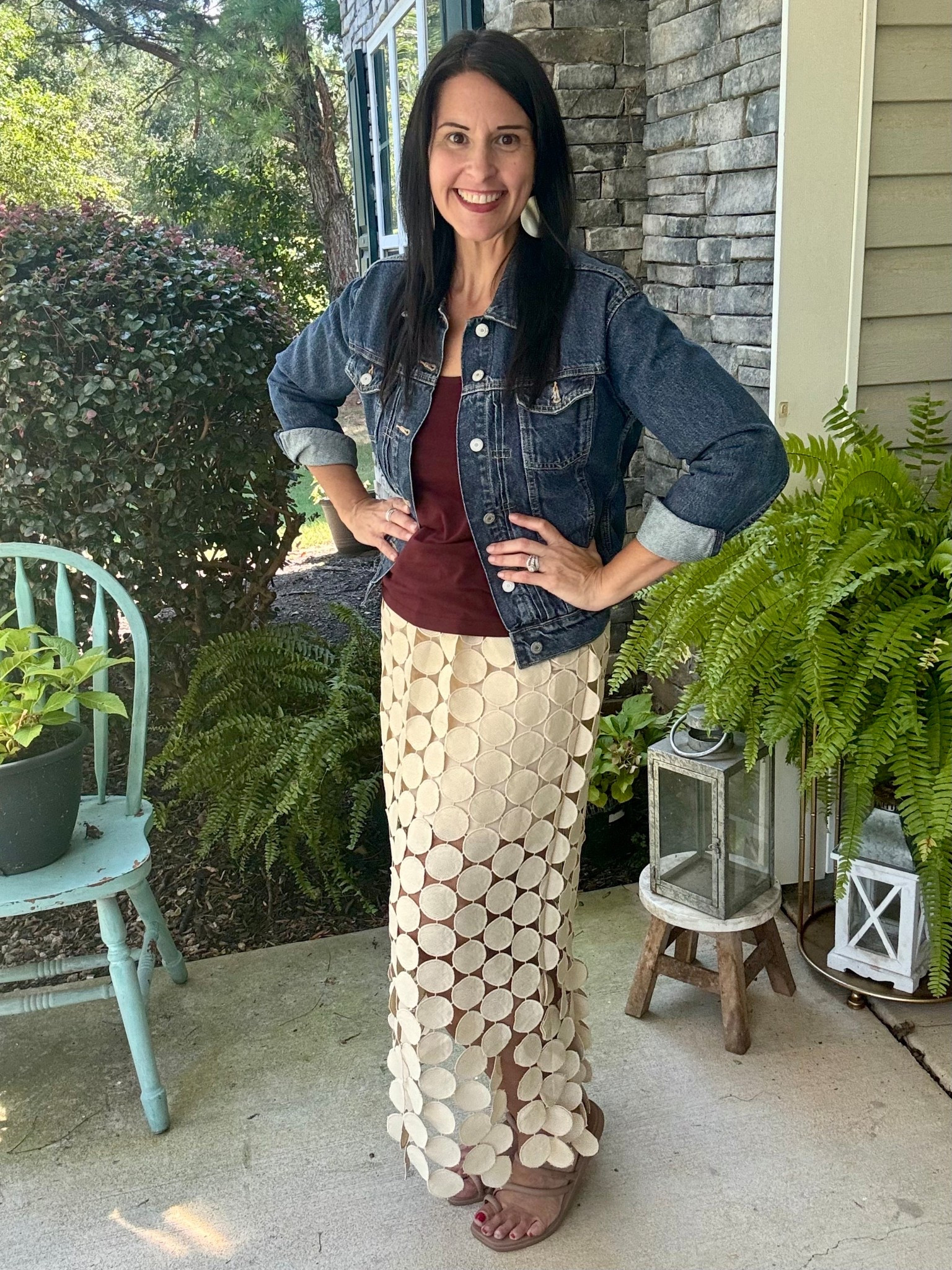 This skirt might be my fav new find! Paired with a tank and jean jacket to complete the look! 

#LTKWorkwear #LTKStyleTip #LTKFindsUnder50
