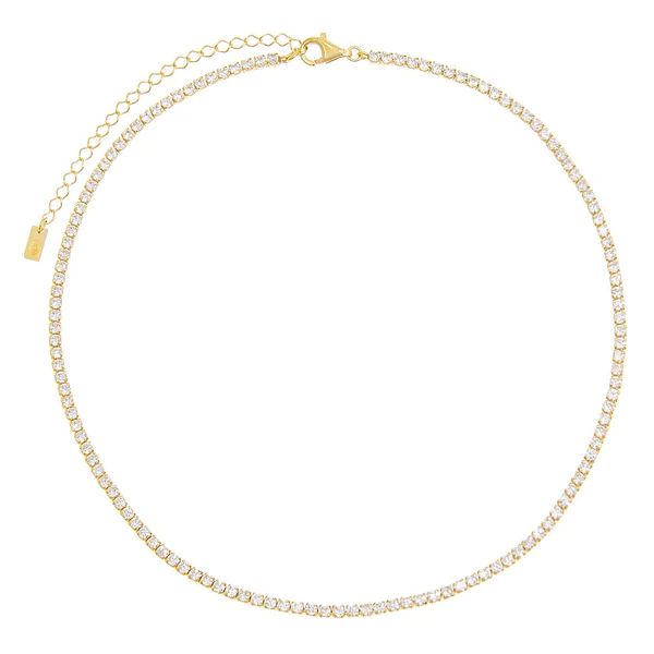 Thin Tennis Choker | Adina Eden