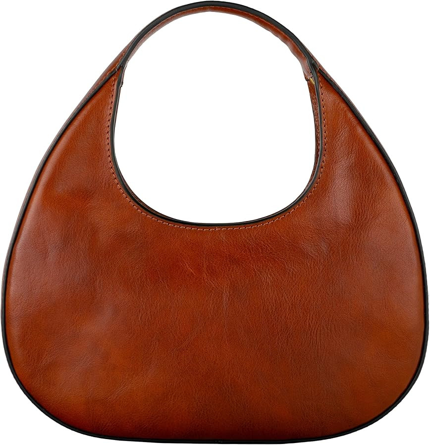 Time Resistance Leather Handbag - Full Grain Leather Purse for Women - Top Handle Bag - Tote Bag | Amazon (US)