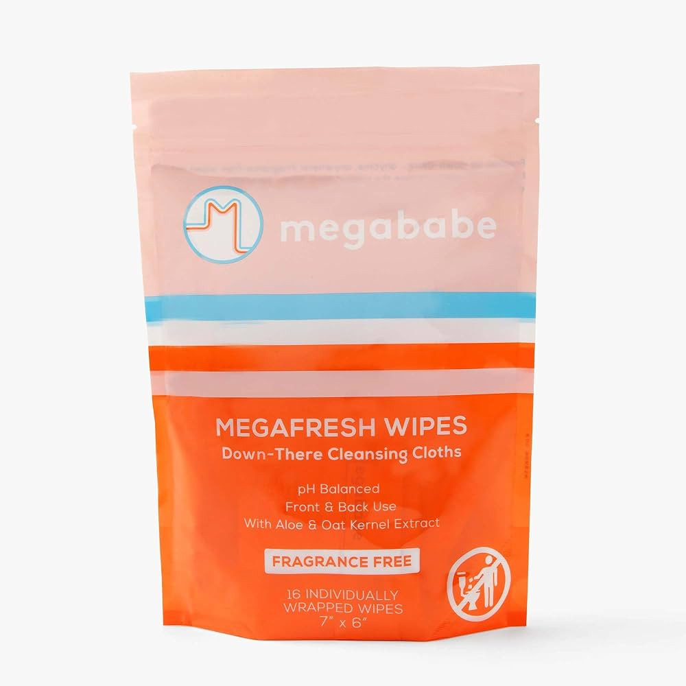 Megababe Megafresh Wipes | Unscented Cleansing Wipes for the Intimate Area | pH Balanced, Front &... | Amazon (US)