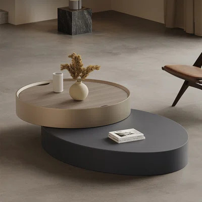 Modern minimalist double-tier coffee table | Wayfair North America