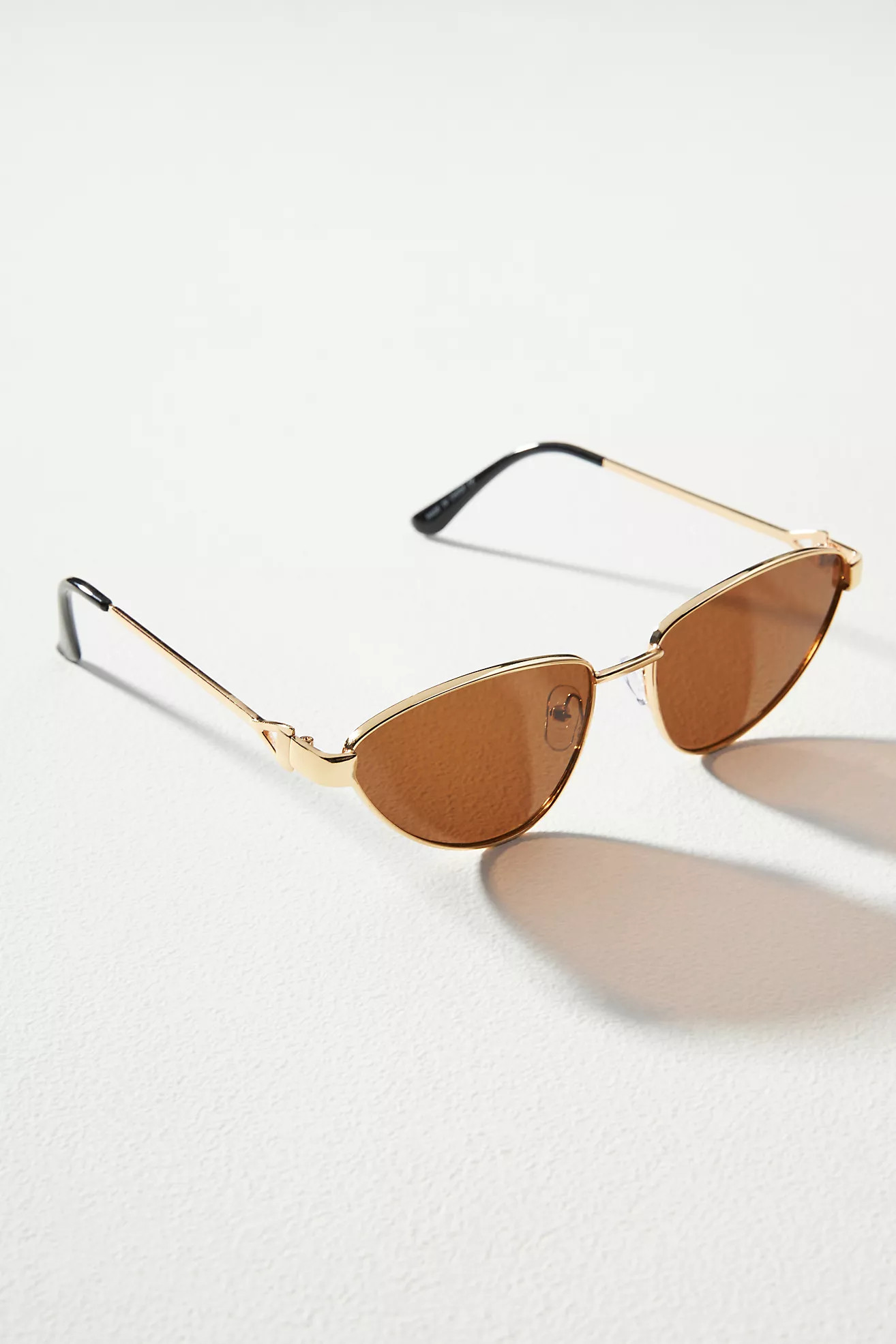 Breezy Cat-Eye Aviator Sunglasses | Anthropologie (US)