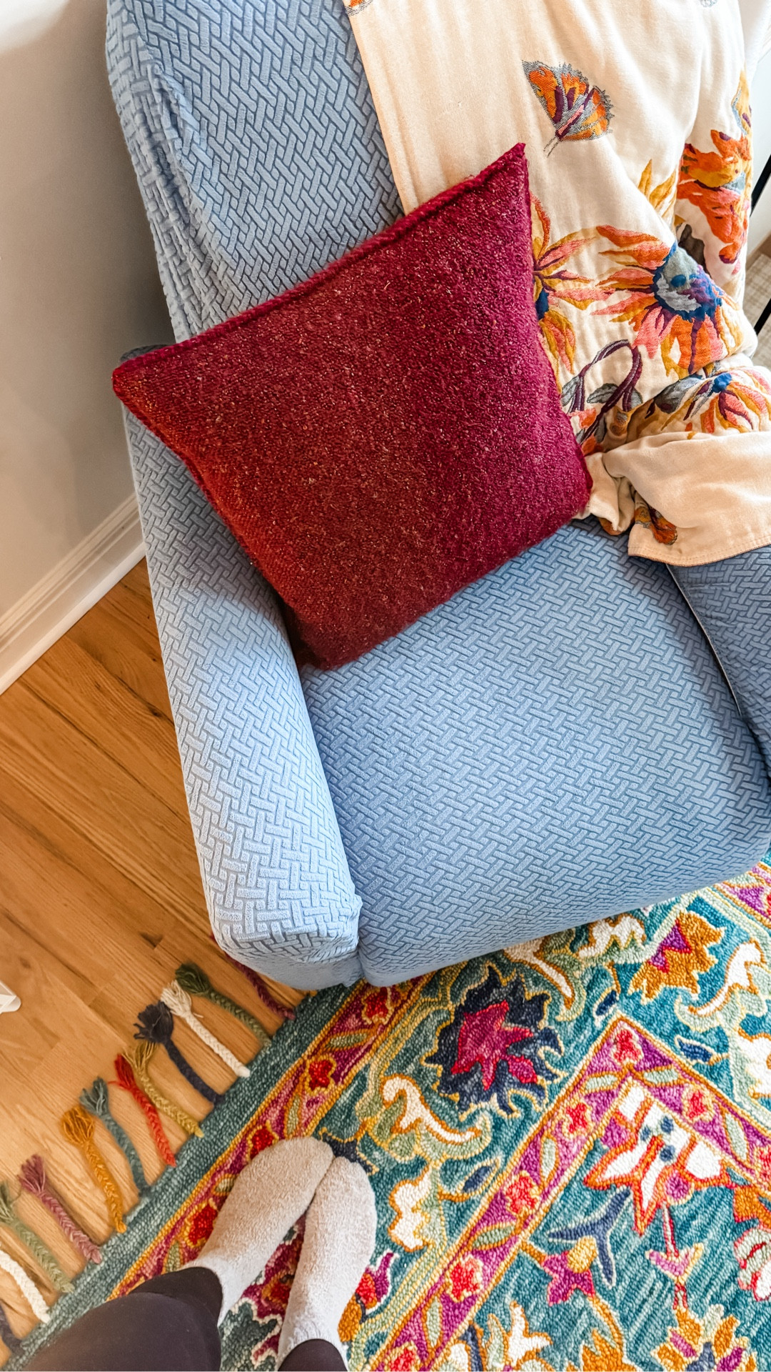 Recliner cover and throw blanket 

#LTKFindsUnder50 #LTKHome #LTKFamily