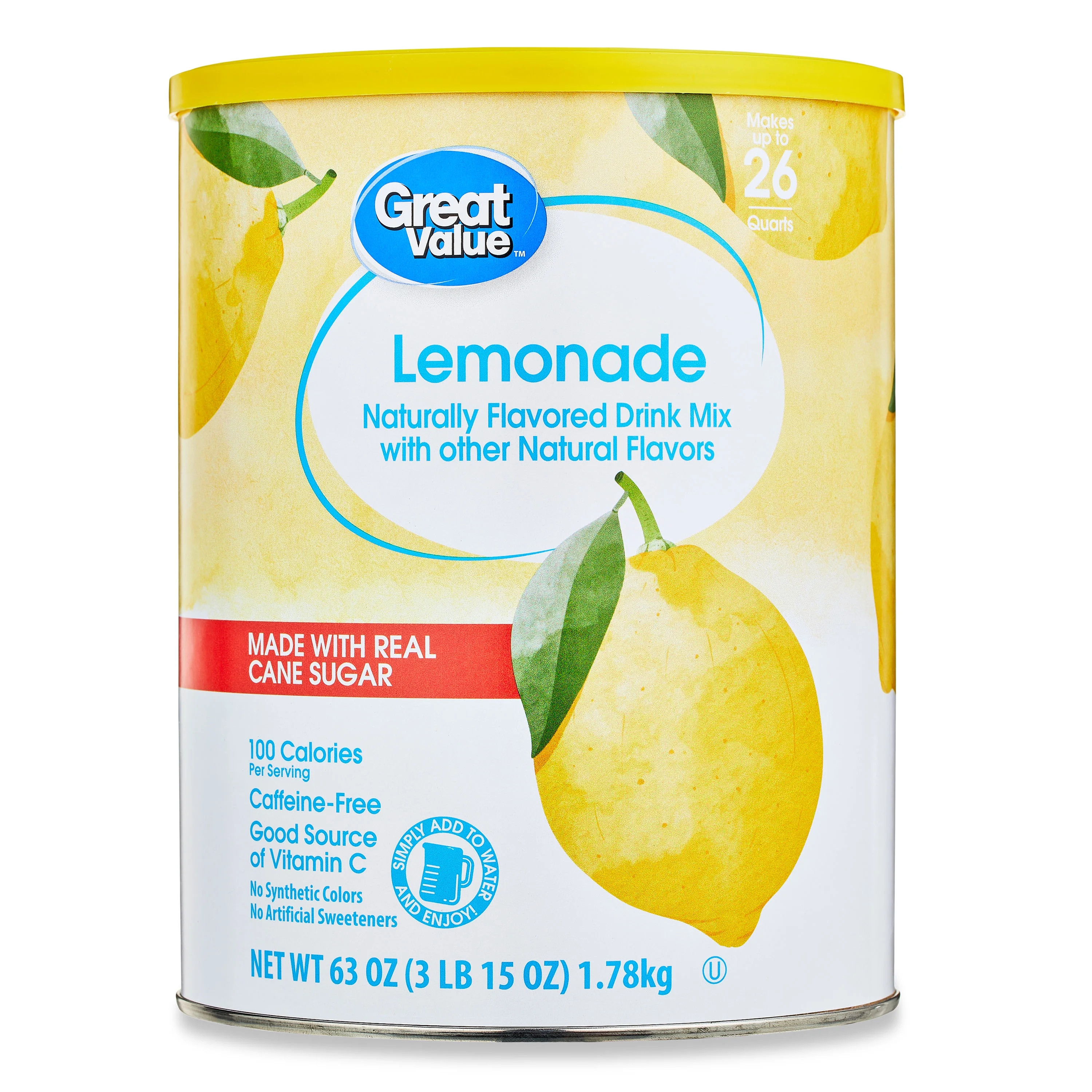 Great Value Lemonade 26 QT | Walmart (US)
