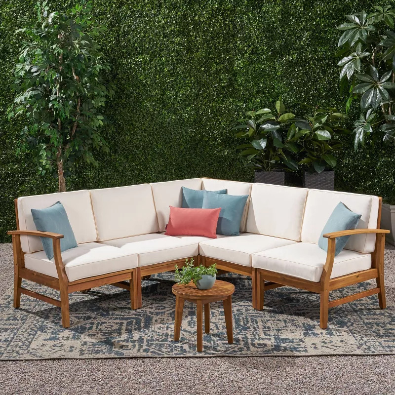 Perla 5pc Patio Sectional Sofa - Christopher Knight Home | Target