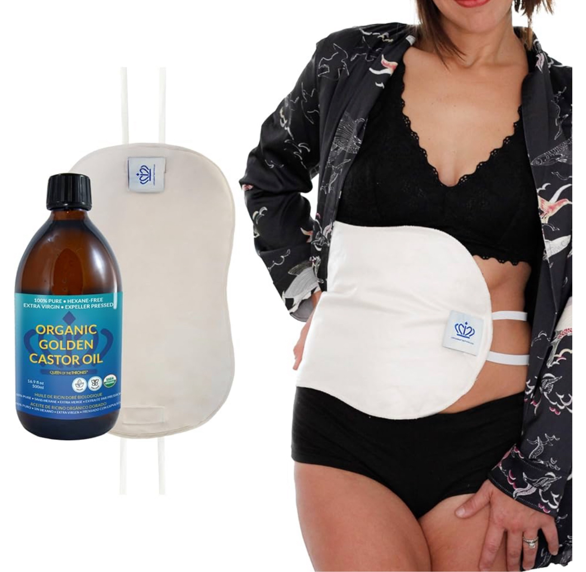 Caster oil packing has changed my entire life! I sleep with this on my abdomen every night for my endometriosis and ovarian cysts! 

#LTKBeauty #LTKFitness #LTKFamily