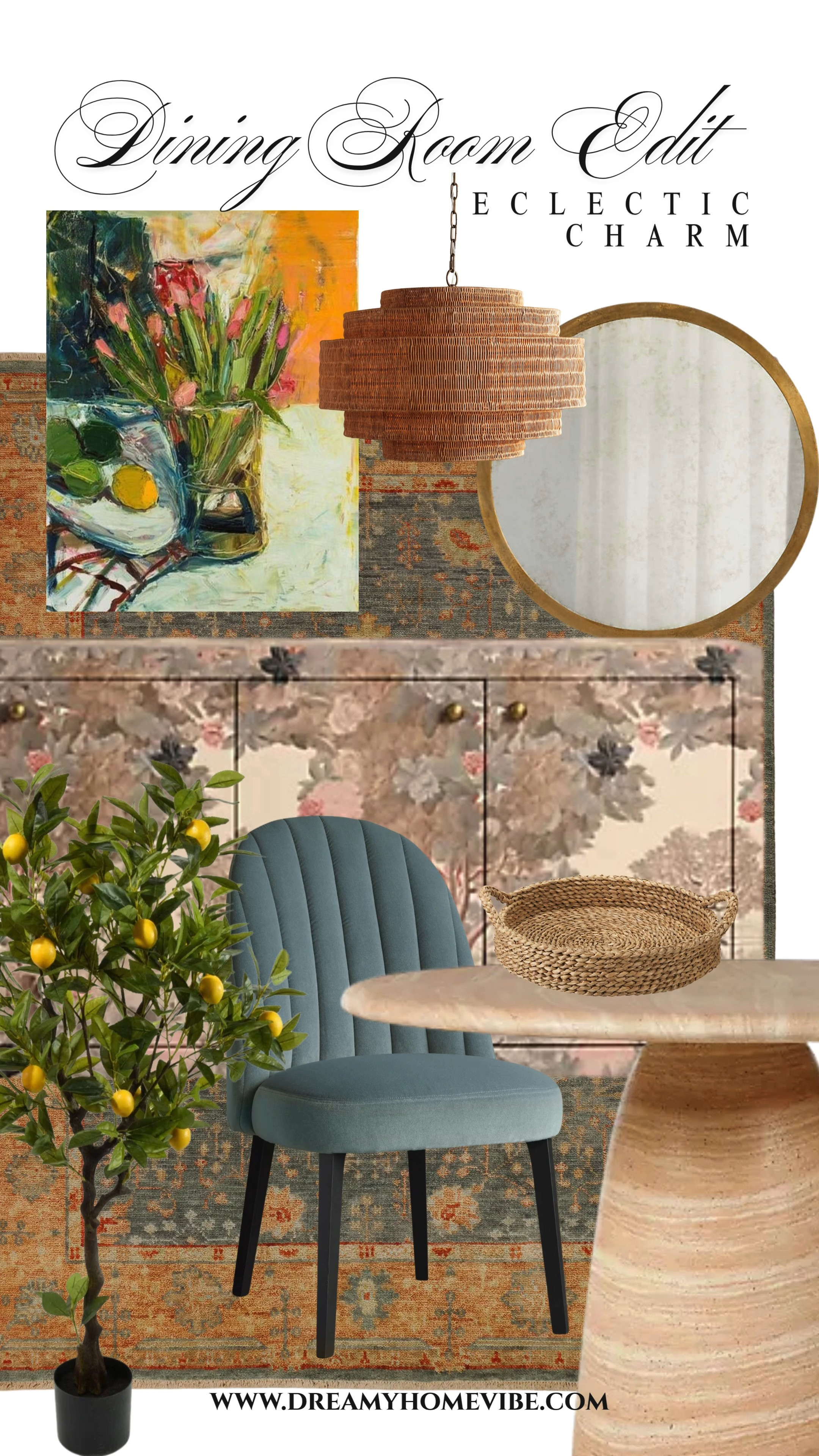 Eclectic Charm for the win! 🌿 Statement pieces, cozy textures, and playful details make every meal feel special. #EclecticDecor #DiningRoomVibes #HomeStyle 

 #LTKHome